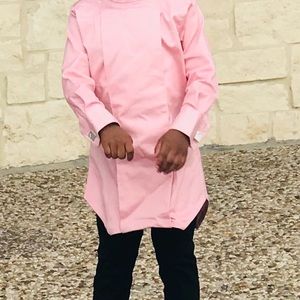 Boy’s custom made dress top size 5